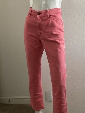 Georgia Love jeans, salmon color, size 30, straight leg